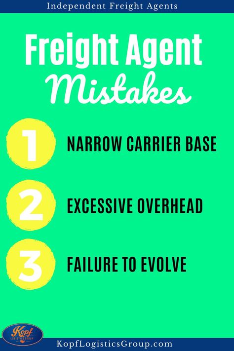 Here are just a few of the common mistakes Freight Agents make and how to avoid them. #freightagent #logistics #trucking Sales Manager, Right Time, The Common, How To Stay Motivated, Success Business, Personal Development, Online Courses, You Can Do, Letting Go