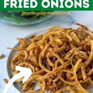 Gluten Free Crispy Onions, Gluten Free French Fried Onions, Fried Onions Recipe, Gluten Free Appetizers, Gluten Free Sides Dishes, Lean Pork, French Fried Onions, Free In French, Crispy Onions