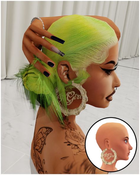 it girl hoops | zyx on Patreon Sims 4 Custom Content Patreon, Sims 4 Nails, Sims 4 Piercings, Sims 4 Cas Mods, Play Sims 4, Sims Packs, The Sims 4 Pc, Pelo Sims, Free Sims 4