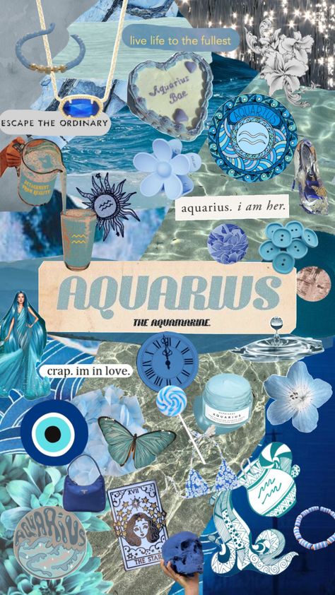 #blue #aquarius #zodiac #zodiacsign Aquarius Wallpaper, Aquarius Aesthetic, Aquarius Art, Aquarius Love, Aesthetic Blue, Aquarius Zodiac, Anime Scenery Wallpaper, Scenery Wallpaper, Blue Aesthetic