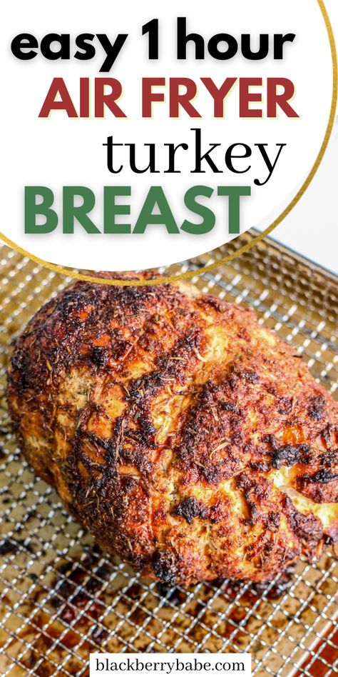 Air Fryer Turkey Recipes, Air Fryer Turkey Breast, Turkey Breast Recipes, Rotisserie Turkey, Air Fryer Turkey, New Air Fryer Recipes, Air Fryer Recipes Snacks, Turkey Tenderloin, Air Fryer Cooking Times