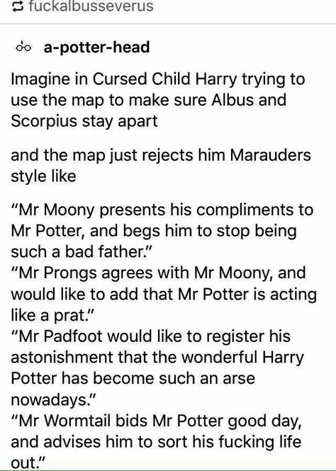 Albus And Scorpius Headcanons, Albus X Scorpius Headcanon, Scorbus Headcanons, Harry Potter Next Generation, Bad Father, Yer A Wizard Harry, Harry Potter Headcannons, Harry Potter 2, Harry Potter Jokes