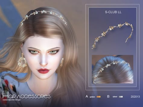 Fairy Hair Accessories, Ts4 Hair, Sims 4 Piercings, The Sims 4 Pc, Fairy Accessories, Free Sims, Fairy Hair, Sims Games, The Sims 4 Download