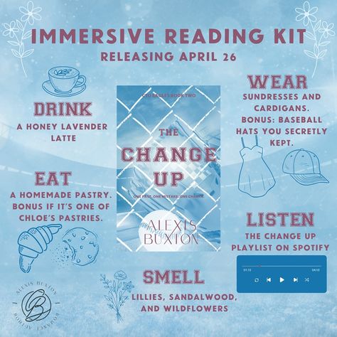 𝑰𝒎𝒎𝒆𝒓𝒔𝒊𝒗𝒆 𝑹𝒆𝒂𝒅𝒊𝒏𝒈 𝑲𝒊𝒕 We are FOUR days away from The Change Up release. To fully immersive yourself and get the full reading experience, I’ve compiled a few items to make your experience even better. 𝘗𝘳𝘦𝘰𝘳𝘥𝘦𝘳 𝘯𝘰𝘸: 𝘮𝘺𝘣𝘰𝘰𝘬.𝘵𝘰/𝘤𝘩𝘢𝘯𝘨𝘦𝘶𝘱 𝘗𝘳𝘦𝘰𝘳𝘥𝘦𝘳 𝘢 𝘴𝘪𝘨𝘯𝘦𝘥 𝘱𝘢𝘱𝘦𝘳𝘣𝘢𝘤𝘬: 𝘢𝘶𝘵𝘩𝘰𝘳𝘢𝘭𝘦𝘹𝘪𝘴𝘣𝘶𝘹𝘵𝘰𝘯.𝘤𝘰𝘮/𝘴𝘩𝘰𝘱 𝙒𝙝𝙞𝙘𝙝 𝙞𝙩𝙚𝙢 𝙝𝙖𝙨 𝙮𝙤𝙪 𝙢𝙤𝙨𝙩 𝙘𝙪𝙧𝙞𝙤𝙪𝙨? 𝘼𝙍𝘾 𝙍𝙚𝙖𝙙𝙚𝙧𝙨, 𝙙𝙞𝙙 𝙄 𝙢𝙞𝙨𝙨 𝙖𝙣𝙮𝙩𝙝𝙞𝙣𝙜? Immersive Reading, Four Days, The Change, I Missed, Make Your, Make It Yourself, Reading, Books, Instagram