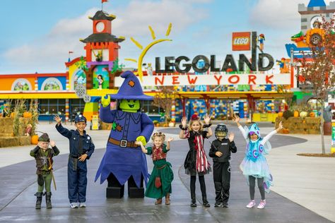 On Oct. 2, 2021, Legoland New York Resort in Goshen, N.Y., debuted its first-ever “Brick-or-Treat,” the not-so-spooky Halloween party built for kids: Lego Factory, Halloween Sleepover, Legoland California, Legoland Florida, Halloween Entertaining, Kid Friendly Halloween, Spooky Halloween Party, New York Hotels, Special Halloween