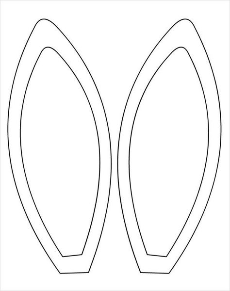 9+ Bunny Templates - PDF, DOC | Free & Premium Templates Rabbit Ears Template Free Printable, Bunny Ears And Feet Template, Bunny Ear Template Free Printable, Bunny Ear Pattern Free, Bunny Cut Out Template, Bunny Ears Template Free Printable, Bunny Stencil Templates Free Printable, How To Make Bunny Ears, Bunny Feet Template Printable