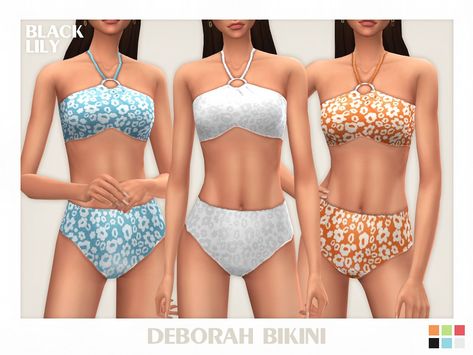 The Sims Resource - Deborah Bikini The Sims 4 Cc Resource Bathing Suit, Sims 4 Maxis Match Bathing Suits, Ts4 Cc Bathing Suits, Sims 4 Cc Bikinis Female, Sims 4 Cc Clothes Female Swimwear, Sims 4 Bikinis Cc Cc, Sims 4 Bathing Suits Cc, Sims 4 Cc Bathing Suit, Sims 4 Cc Swimwear