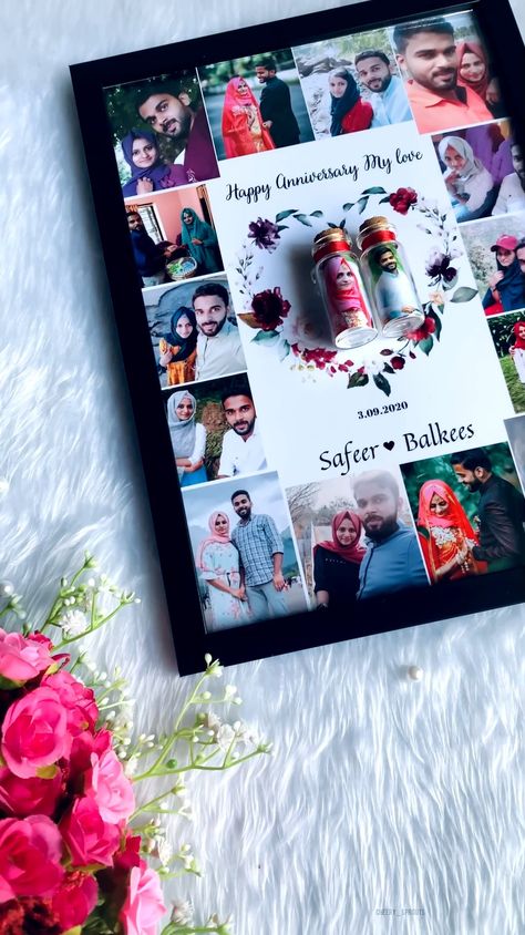 Photo Frem For Couple, Anniversary Frames, Photo Frem, Happy Birthday Captions, Ceremony Outfit, Happy Anniversary My Love, Frames Ideas, Eid Mubarak Background, Frame Work