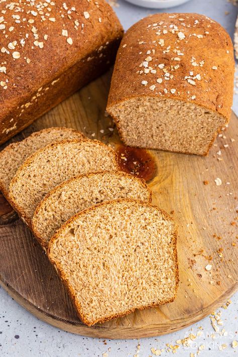 Multi Grain Bread Recipes Homemade, Bread Breakfast Ideas, Multigrain Bread Recipe, Multi Grain Bread, Slow Roasted Italian, Multigrain Bread, Blueberry Breakfast Cake, Breads And Pastries, Grain Bread