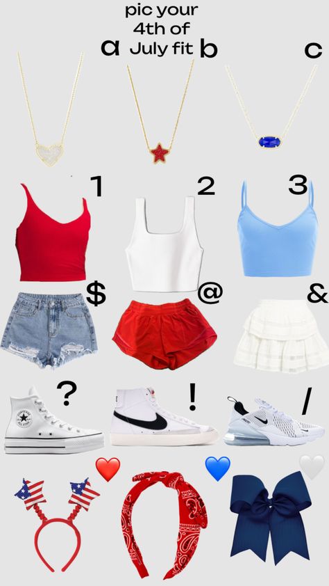 #4thofjulyfit #outfitinspo #vibes #4thofjuly Fourth Of July Fits, What To Wear To School, 4th Outfits, Bff Matching Outfits, Cute Middle School Outfits, Baby Clothes Country, July Outfits, Preppy Inspiration, Summer Things