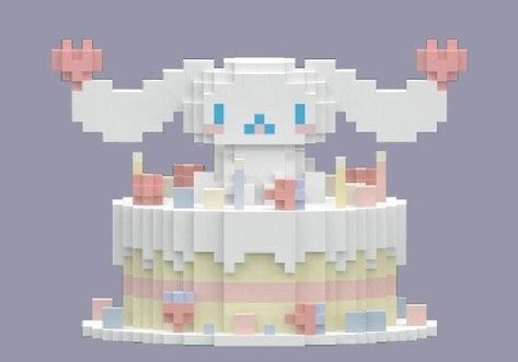 Cinnamoroll Cake, Gaming House, Aesthetic Minecraft, Rumah Minecraft Sederhana, Bangunan Minecraft, Minecraft Farm, Minecraft Banners, Cool Minecraft Creations, Diy Minecraft