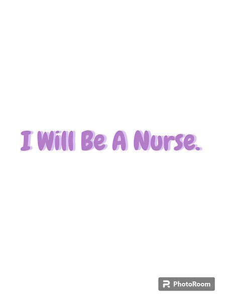 I Will Be A Nurse by LilyGrace6 | Redbubble Nurse Student Motivation Wallpaper Aesthetic, Nursing School Motivation Wallpaper, I Will Be A Nurse, Nursing Manifestation, Nursing Motivational Quotes Wallpaper, Nclex Affirmations, Nursing Student Quotes Inspirational Wallpaper, Future Nurse Laptop Wallpaper, Christian Quotes Desktop Wallpaper