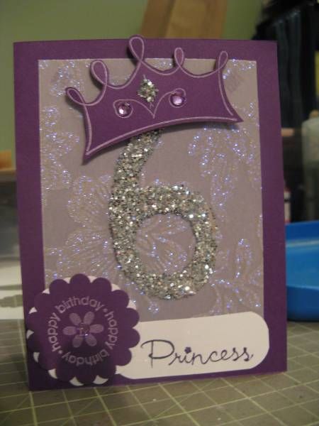 My daughter is turning 6 at the end of the month and she is having a princess themed party and thought this was very fit for my princess!!! Diy Birthday Card For Daughter, Princess Cards, Birthday Card For Daughter, Princess Card, Princess Crafts, Disney Cards, Birthday Card Craft, Princess Diy, New Birthday