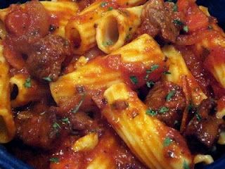 Rigatoni with Steak Sauce - Thanks Giada! (A family favorite) Rigatoni Recipes, Steak Pasta, Steak Sauce, Perfect Pasta, Cooking Channel, Rigatoni, Noodle Dishes, Family Favorite Meals, Italian Dishes