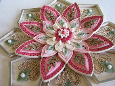 Arte Quilling, Paper Quilling Tutorial, Paper Quilling Flowers, Origami And Quilling, Art Quilling, Desain Quilling, Quilled Paper Art, Quilling Christmas, Quilled Creations