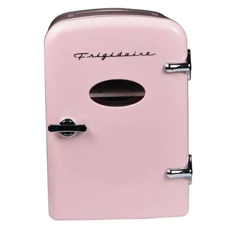 Pink Mini Fridge, Retro Mini Fridge, Skincare Fridge, Color Refrigerator, Portable Mini Fridge, Retro Fridge, Beverage Refrigerator, Mini Fridges, Cute Bedroom Decor