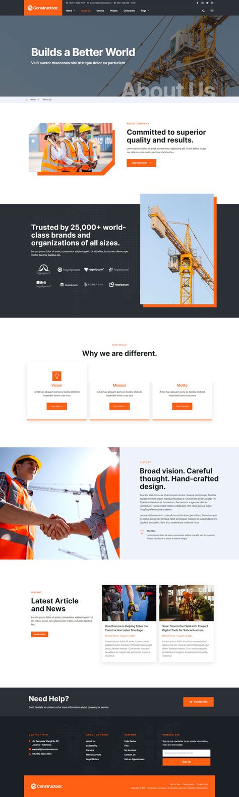 Company Architecture, Company Website Design, Real Estate Website Design, Style Header, Services Website, Building Company, Tshirt Design Inspiration, Professional Style, Building Companies