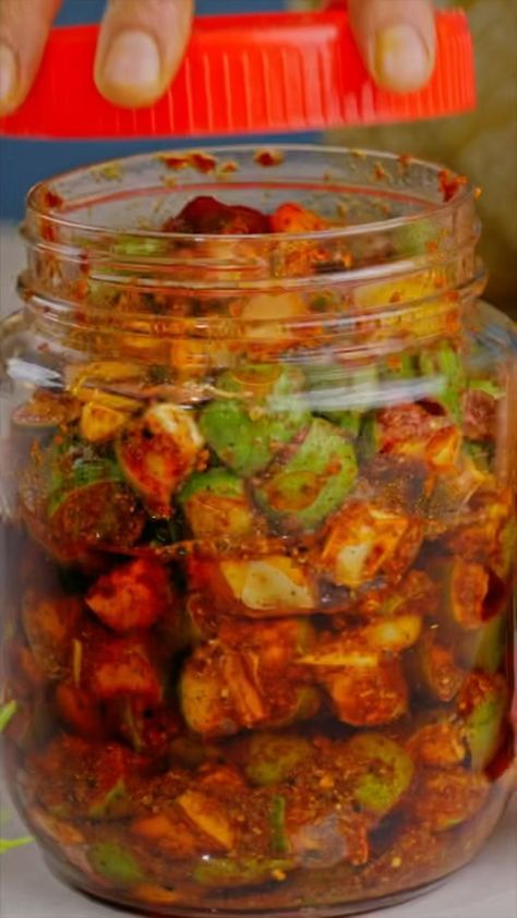 kabitaskitchen on Instagram: Aam ka achar 😋 step by step recipe on my YouTube channel 😊 #foodreels #aamkaachar #mangopickle #reel #reels #reelitfeelit #reelsvideo… Aam Ka Achar Pickles Recipe, Aam Ka Achar, Masala Recipe, Pickling Recipes, Veg Recipes, My Youtube Channel, Pickles, Youtube Channel, Step By Step