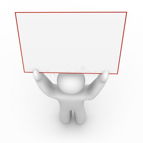 Person Holding a Blank Sign - 1. A white figure holds a blank sign that can incl , #Sponsored, #Sign, #white, #Person, #Holding, #Blank #ad White Figures Tiktok, White Stick Man Meme, Person Holding A Sign Drawing, Person Holding Sign Drawing, Figure Holding Something, Person Holding Sign, Man Holding Sign, White Person 3d, Intro For Edits