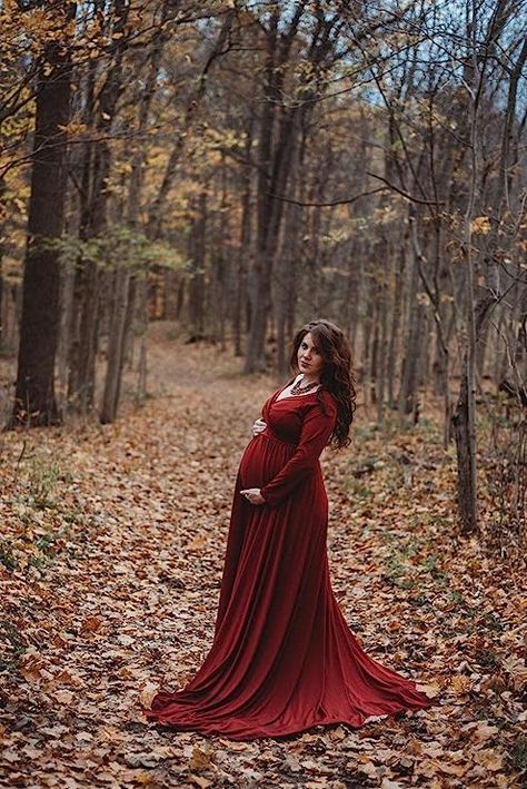 Burgundy Maternity Dress Photoshoot, Maternity Dress Photoshoot, Burgundy Maternity Dress, Fall Maternity Photos, Fall Maternity, Half Circle, Photography Work, Maternity Session, Pregnancy Photoshoot