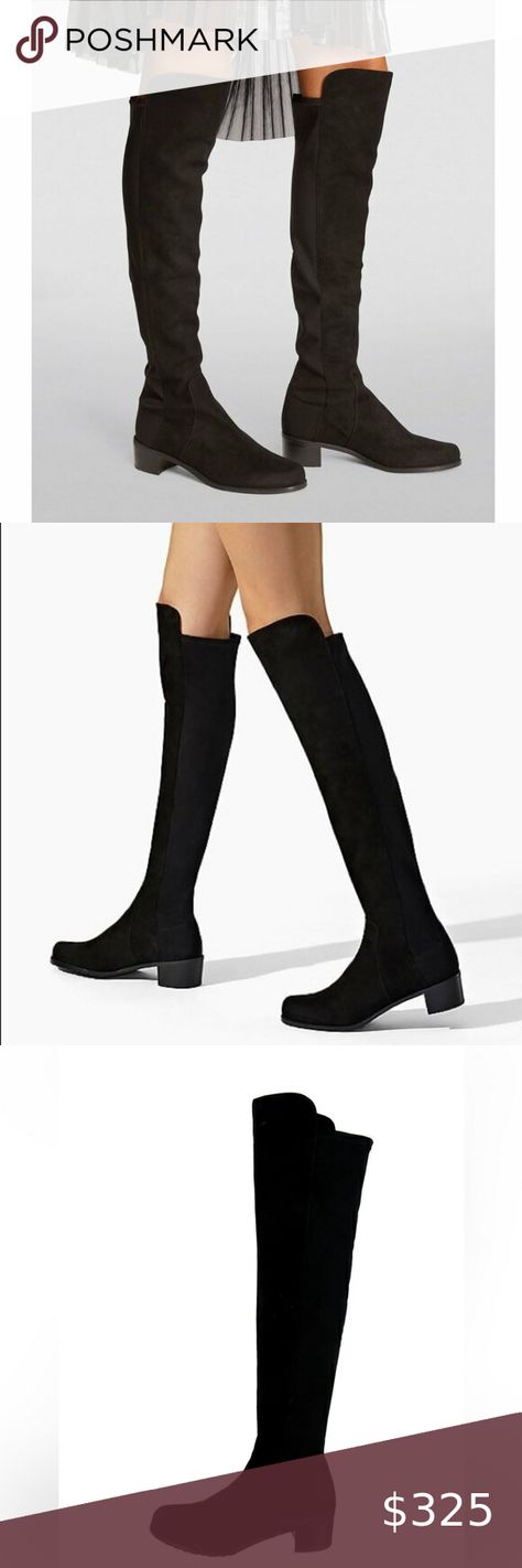 Stuart Weitzman Reserve over-the-knee boots black suede size 8.5 How To Stretch Boots, Stuart Weitzman Shoes, Boots Black, Style Icon, Over The Knee Boots, Over The Knee, Stuart Weitzman, Black Suede, Knee Boots