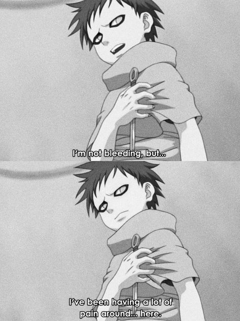 Naruto Saddest Moments Wallpaper, Naruto Quotes Aesthetic, Gaara Pfp, Gaara Quotes, Tumblr Quotes Aesthetic, Naruto Shippuden Quotes, Gaara Manga, Naruto Crying, Anime Quotes Aesthetic