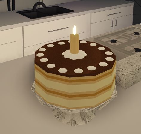 Bloxburg Cake Ideas, Bloxburg Cake, Bakery Decals Bloxburg, Bloxburg Tricks, Bloxburg Bakery, Bloxburg Food, Bloxburg Food Decals, Bloxburg Aesthetic, Bloxburg Cottage