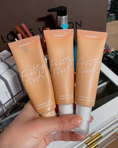 Colourpop Pretty Fresh Tinted Moisturizer, Pretty Fresh Tinted Moisturizer, Drugstore Moisturizer, Fresh Makeup, Skin Tint, Colourpop Cosmetics, Fresh Skin, Product Recommendations, Drugstore Makeup