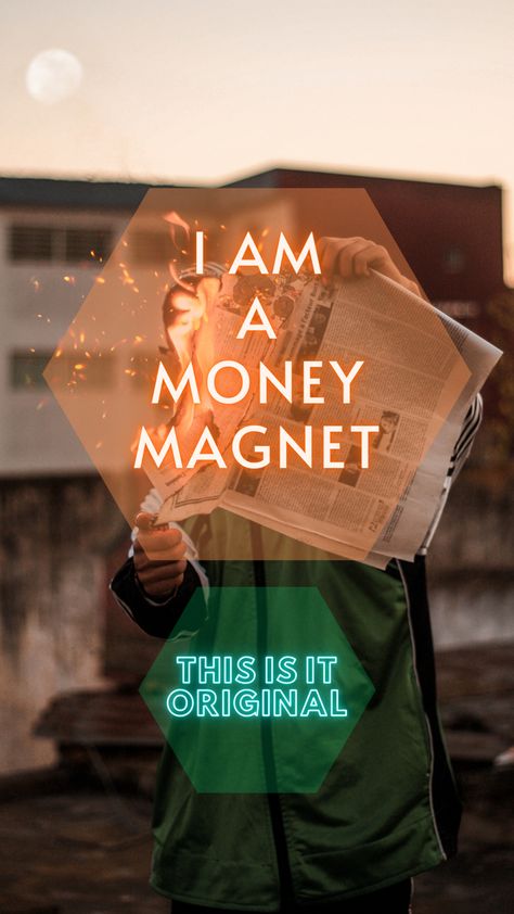 Money Affirmation: I’m a money magnet aesthetic orange iphone wallpaper Money Magnet Aesthetic, Orange Iphone Wallpaper, Magnet Aesthetic, Money Affirmation, Aesthetic Orange, It Original, Vision Board Images, Money Magnet, Money Affirmations