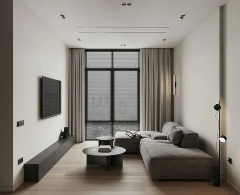 Condo Interior Design, Small Apartment Interior, Condo Interior, Condo Design, Minimalist Home Interior, Bungalow Design, Living Room Sofa Design, Home Design Living Room, Apartment Decor Inspiration