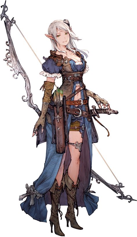 Spear Weilders, Weiblicher Elf, Female Character Concept, Bow And Arrow, 수채화 그림, Fantasy Armor, Warrior Princess, Fantasy Rpg, 판타지 아트