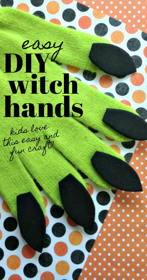 Which witch? It's YOU! Now that you have these quick and easy witch hands! Kids LOVE this craft activity and you can actually find everything you need for under $3 (maybe even less, you might have everything you need on hand!) This fun DIY witch hands costume idea will be a fun way to complete your witch costume with spooky and witchy hands! Witch Costume Diy Kids, Toddler Witch Costumes, Kids Witch Costume, Witch Costume Diy, Witches Ball, Diy Witch, Top Craft, Witch Hands, Witch Shoes