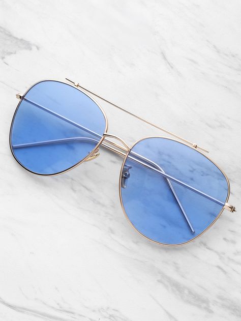 Blue Aviator Sunglasses, Luxury Glasses, Sun Glass, Glasses Fashion Women, Trendy Glasses, Sunglasses Women Aviators, Cute Sunglasses, Blue Glasses, Fashion Eye Glasses