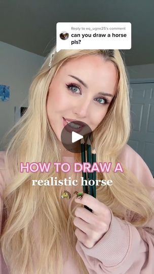 Realistic Horse Drawings, Pony Sketch, Realistic Horse Sketch, Horses Drawing, Horse Drawing Easy, Procreate Horse Drawing, How To Draw A Horse, How To Draw Horses Head Sketch, Christmas Horse Drawing