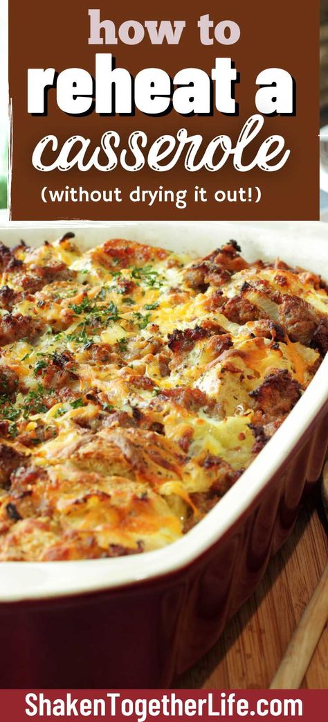 Breakfast Casseroles That Can Be Frozen, Loaded Potato Casserole, Overnight Casserole, Egg Bake Casserole, Casserole To Freeze, Christmas Casserole, Pork Casserole, Leftover Casserole, Pot Pie Casserole