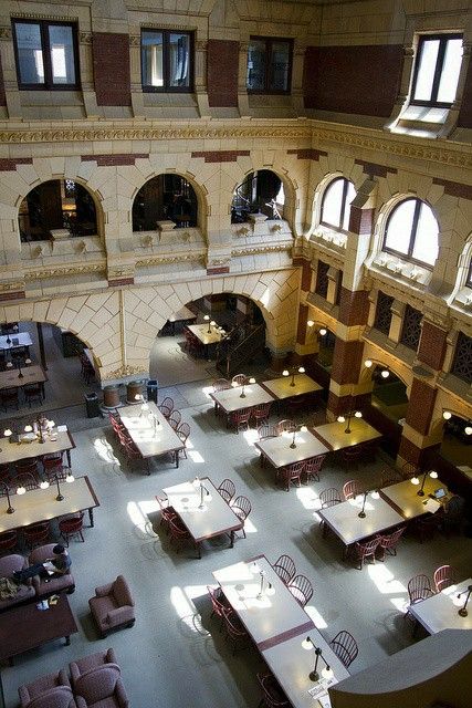 Sandstone Brick, Library University, Red Sandstone, Beautiful Library, University Of Pennsylvania, Dream School, Global Education, Business Skills, Education Architecture