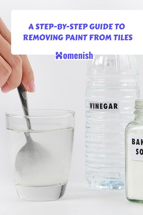 Paint On Tiles, Remove Paint From Tile, Painting Bathroom Walls, How To Remove Paint, Removing Paint, Remove Paint, Different Tools, Vinyl Painted, Acrylic Painting Diy