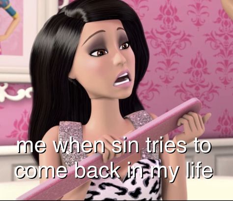 Christian It Girl Aesthetic, That Christian Girl Aesthetic, Barbie Bible, Funny God Memes Humor, Me And God, Christian Girl Aesthetic, God’s Princess Quotes, Memes Christian Funny, Christian Whispers