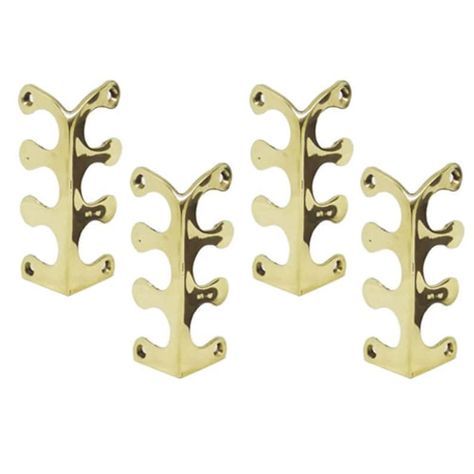 Home Interior Accessories, Brass Corners, Narrow Shelves, Shelf Cabinet, Decor Shelf, Fern Leaf, Corner Protectors, Screws And Bolts, Brass Decor