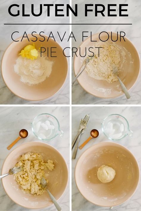 Pie Crust Vegan, Cassava Recipe, Cassava Flour Recipes, Make Dessert, Aip Desserts, Gluten Free Chocolate Cake, Pan Sin Gluten, Pie Crust Recipe, Paleo Bread