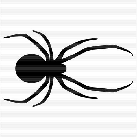 Cobweb Spider Clip Art | Ideas 2 | Pinterest Spider Clip Art, Spider Template, Black Widow Tattoo, Gang Tattoos, Spider Drawing, Paper Bat, Dragon Tattoo Art, Halloween Stencils, Black Widow Spider