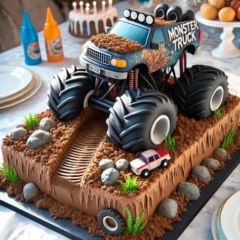 Monster-Truck-Birthday-Cake-Images-6.webp 1,024×1,024 pixels Monster Truck Arena Cake, Monster Truck Birthday Party Cake, Megladon Monster Truck Birthday Party, Monster Truck Theme Birthday Party Food, Birthday Cake 5 Boy, Monster Truck Fourth Birthday, Pastel Monster Truck, Monster Truck 5th Birthday Party Ideas, Monster Jam Cakes For Boys