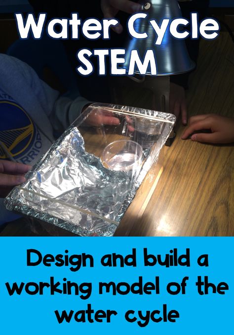 NGSS aligned middle school STEM activity to build a working model of the water cycle Space Experiments, Water Cycle Lessons, Water Cycle Model, Water Cycle For Kids, Middle School Stem, Water Cycle Experiment, Water Cycle Project, Stem Activities Middle School, Water Cycle Activities