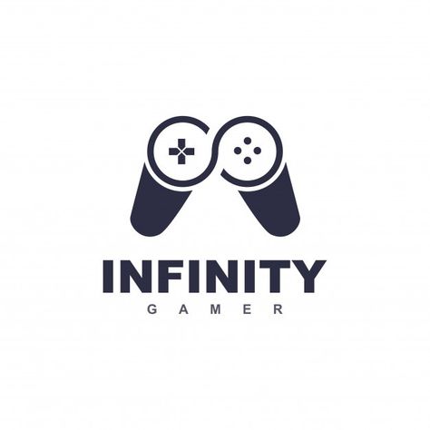 Infinity joystick gaming logo Premium Ve... | Premium Vector #Freepik #vector #computer #sports #button #internet Game Logos Design, Joystick Logo, Podcast Logos, Bee Games, Ui Ux 디자인, Youtube Banner Backgrounds, Controller Design, Graphic Design Infographic, Game Logo Design