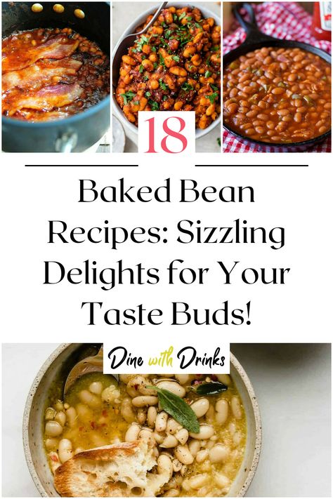 Collage of 4 baked bean recipes. Savory Baked Beans, Vegetables Dishes, Best Baked Beans, Beans Recipes, Baked Bean Recipes, Veggie Meals, Side Dishes For Bbq, Best Beans, Summer Bbq