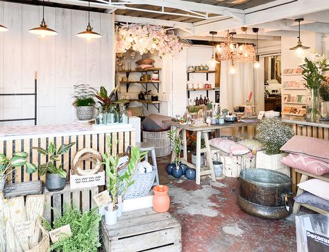 Florist Shop Interior, Plant Boutique, Interior Floor Plan, Corrugated Metal Roof, Interior Layout, Spatial Design, Latest Interior Design, Timber Beams, Local Florist