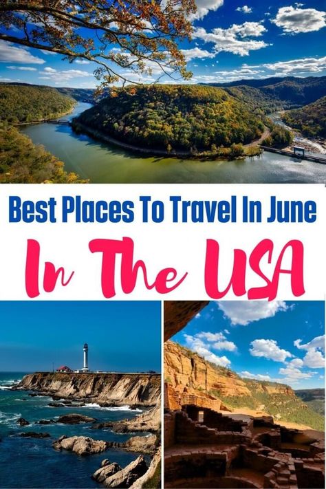 It's summer and you know what that means?  It's time to find the best USA family vacation destinations!  We've got 11 of the best places to travel in the US in June for you to check out. #familytravel #travel #june #vacation June Travel Destinations, Best Us Vacations, Lake Vacations, Family Vacations Usa, Best Family Vacation Spots, Best Family Vacation Destinations, Summer Travel Destinations, Vacations In The Us, Best Places To Vacation