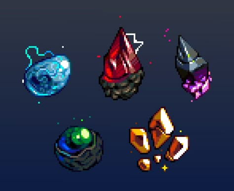 Magic Pixel Art, Pixel Items, Pixel Character, Game Gem, Pixel Characters, 8bit Art, Cool Pixel Art, Pixel Art Characters, Pixel Art Games