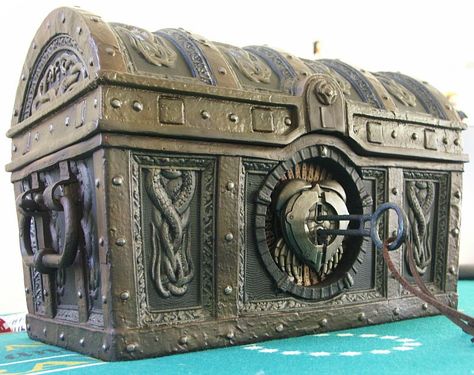 Davy Jones locker - a photo on Flickriver Treasure Chest Aesthetic, Davy Jones Locker Tattoo, Treasure Chest Reference, Davy Jones Chest, Davy Jones Locker, Treasure Chest Concept Art, Pirates Chest, Pirates Of The Caribbean Dead Man's Chest, Steampunk Furniture