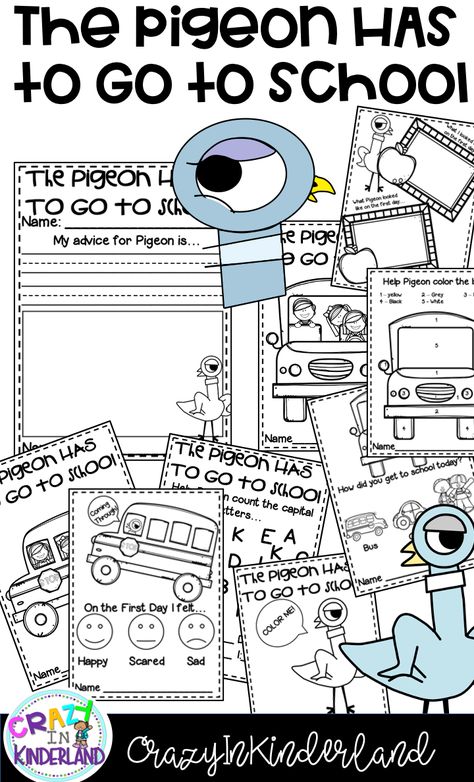 Library Worksheets, Pigeon Color, Kindergarten First Week, School Scavenger Hunt, Elementary Librarian, September Activities, Welcome To Kindergarten, School 2021, Author Study